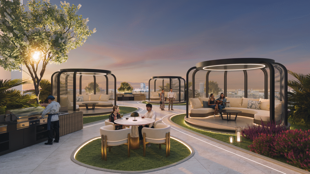 Outdoor BBQ renders